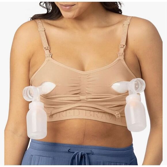Kindred Bravely Sublime | Patented All-in-One Pumping & Nursing Bra EasyClip - Picture 1 of 8